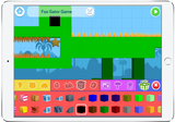 Kids make their own games and stories with code!